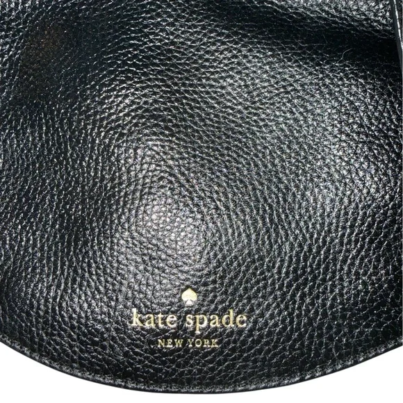 Kate Spade Black Pebbled Soft Leather Backpack Mulberry Street Breezy Small Bag - Picture 13 of 14